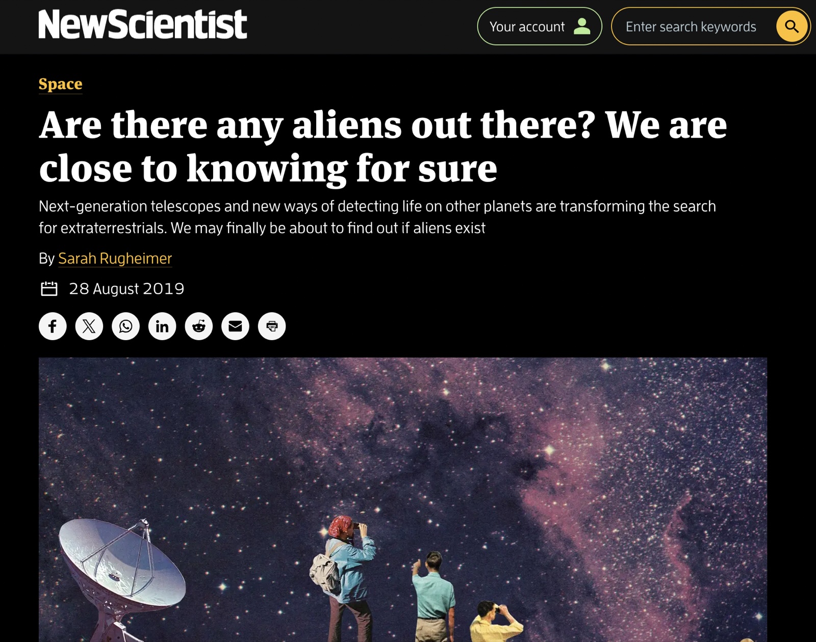 New Scientist Article